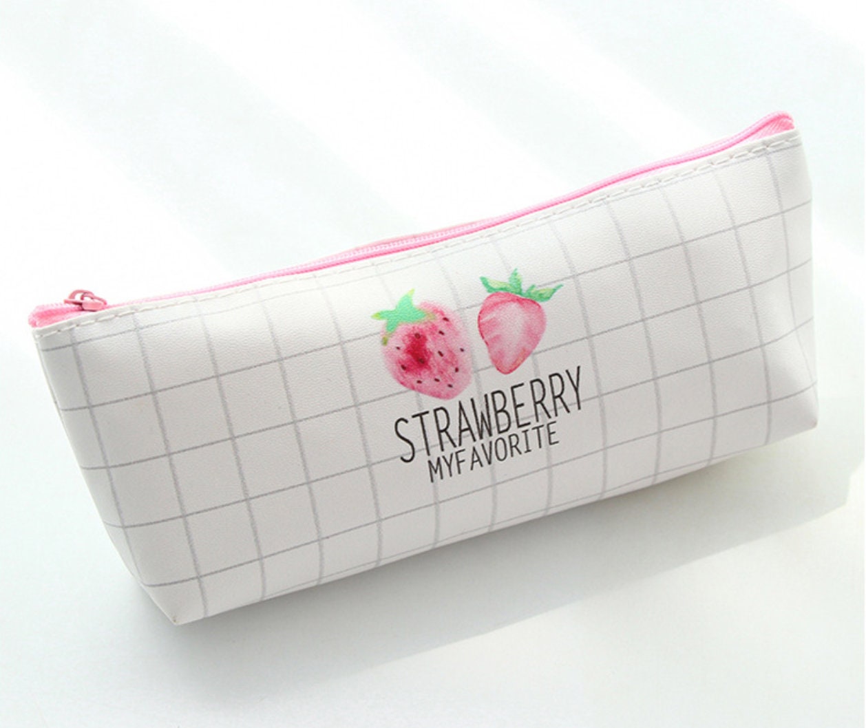 Strawberry Vibes Pencil Case – 3 Adorable Styles