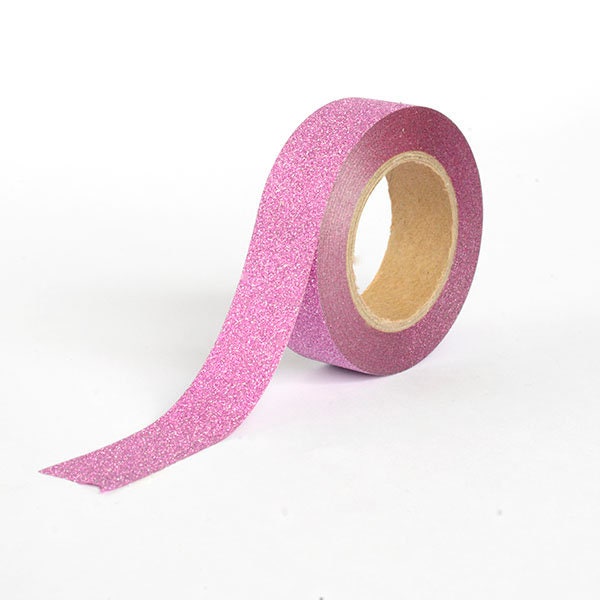 Dark Pink Glitter Washi Tape – Sparkly & Stylish