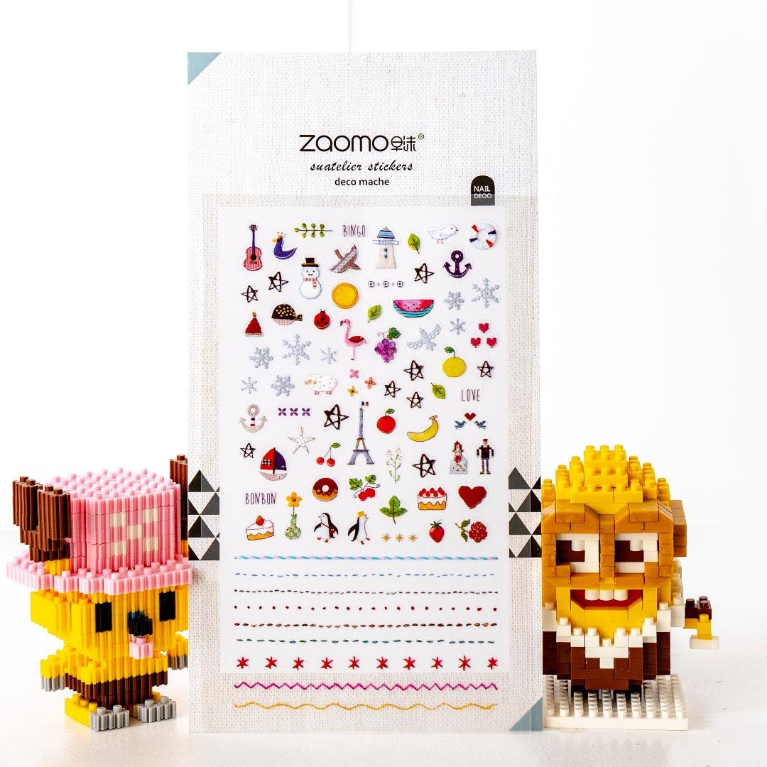 Sticker Sheet With Small Cute Stickers