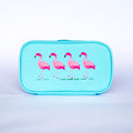 Flamingo Blue Pencil Case