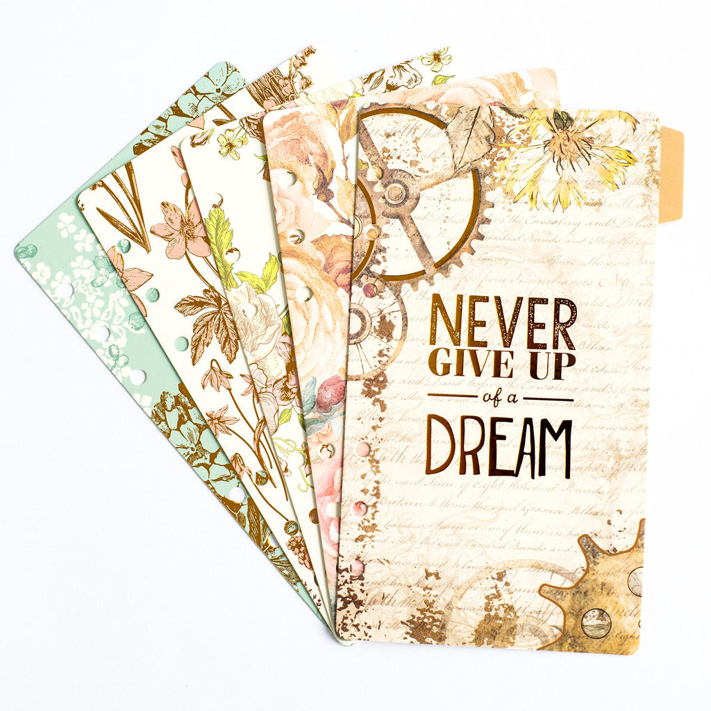 Vintage Dream Planner Dividers – A5 & A6