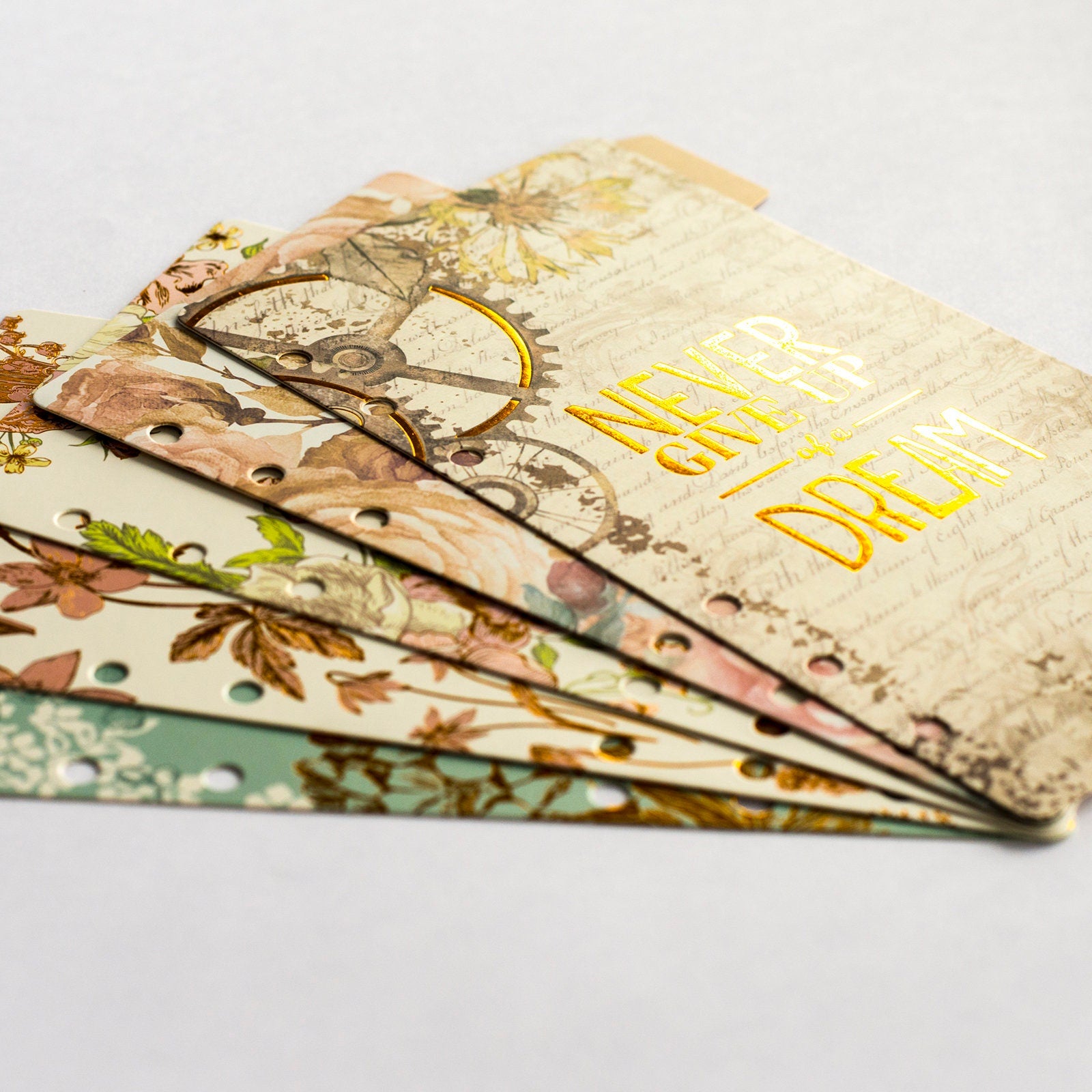 Vintage Dream Planner Dividers – A5 & A6