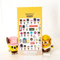 Sticker Sheet With English Soldiers
