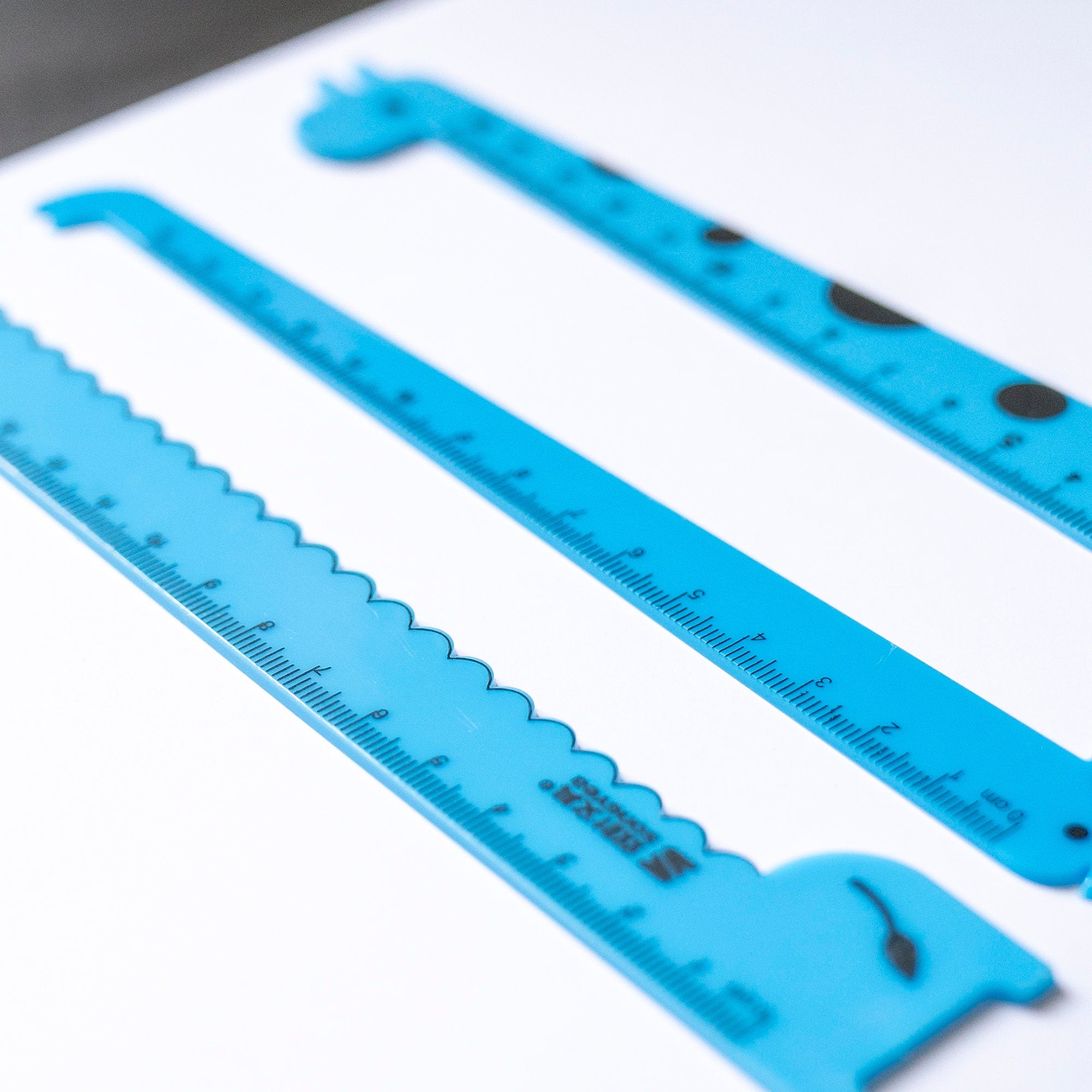 Blue Animal Shaped Ruler