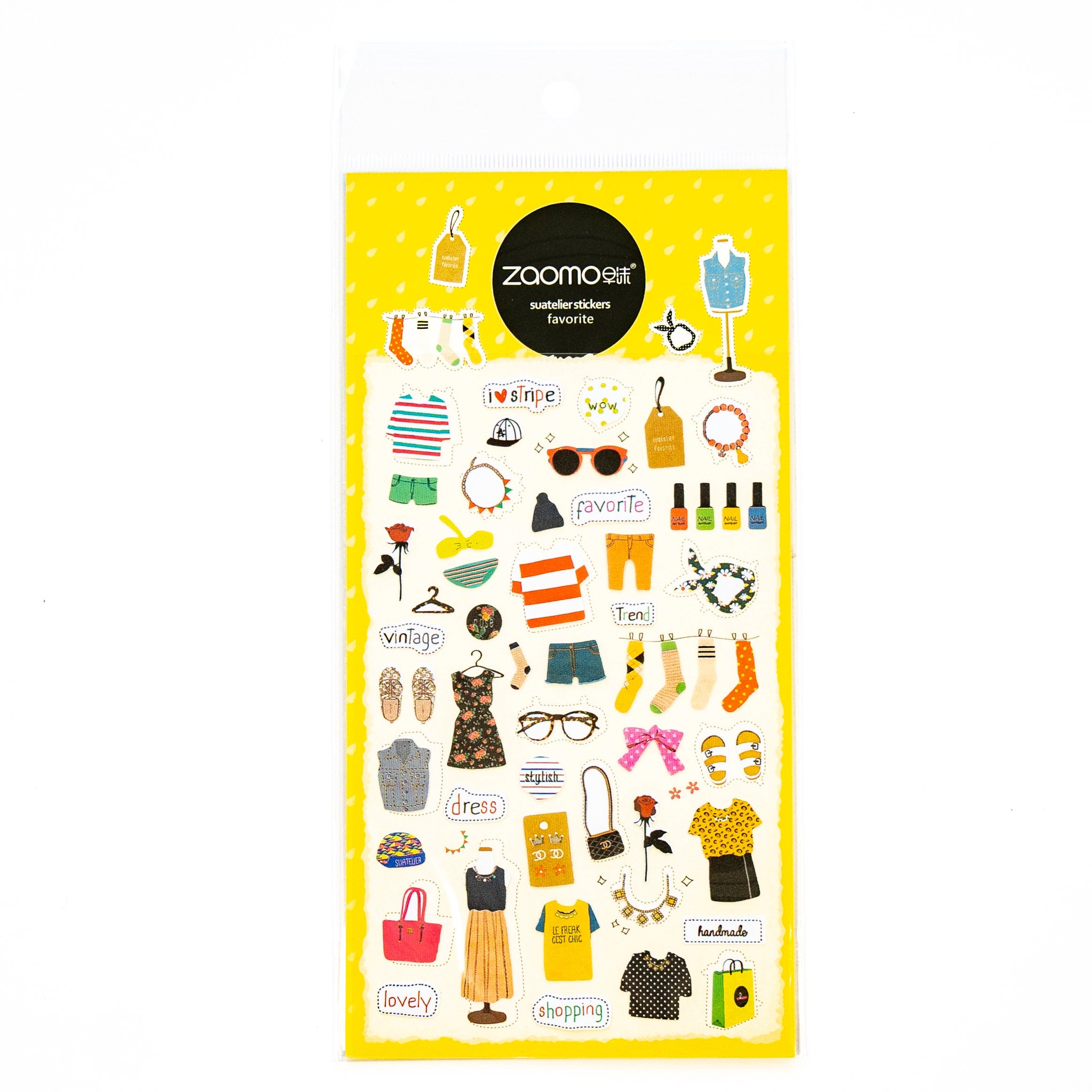 Summer Clothes Stickers
