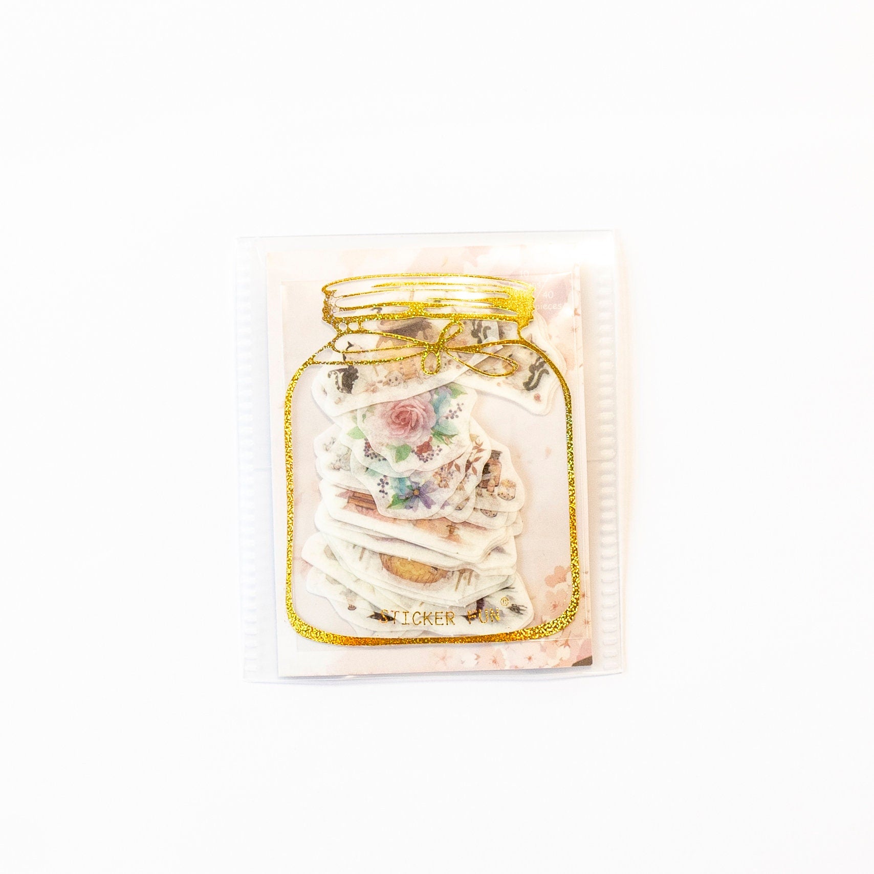 40  Cute Cat Deco Sticker Set