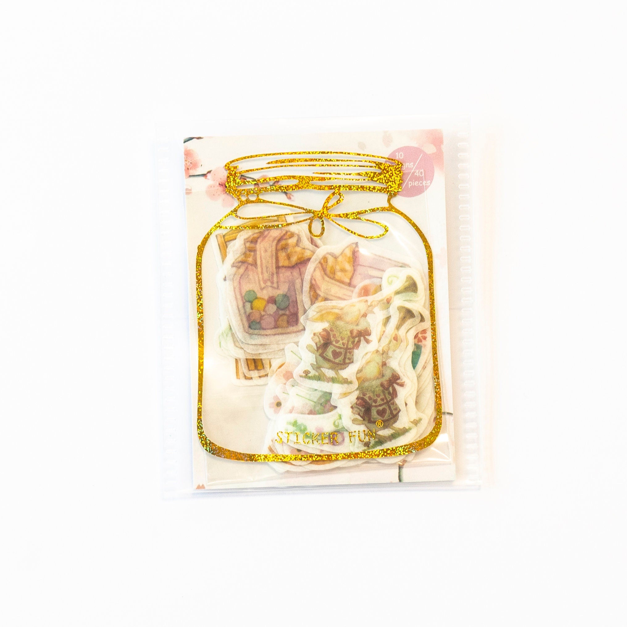 Japanese Sakura Theme Sticker Set