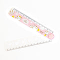 Pink Ruler With Cute Cat Design