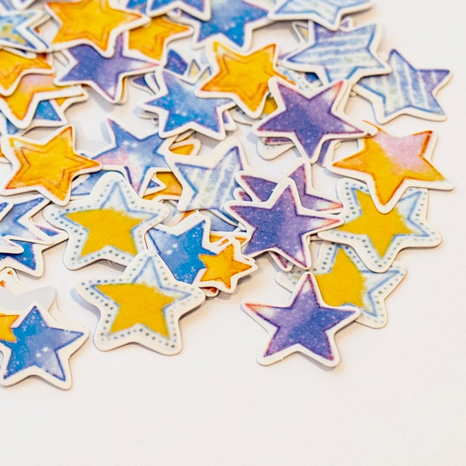 Pastel Star Stickers Pack