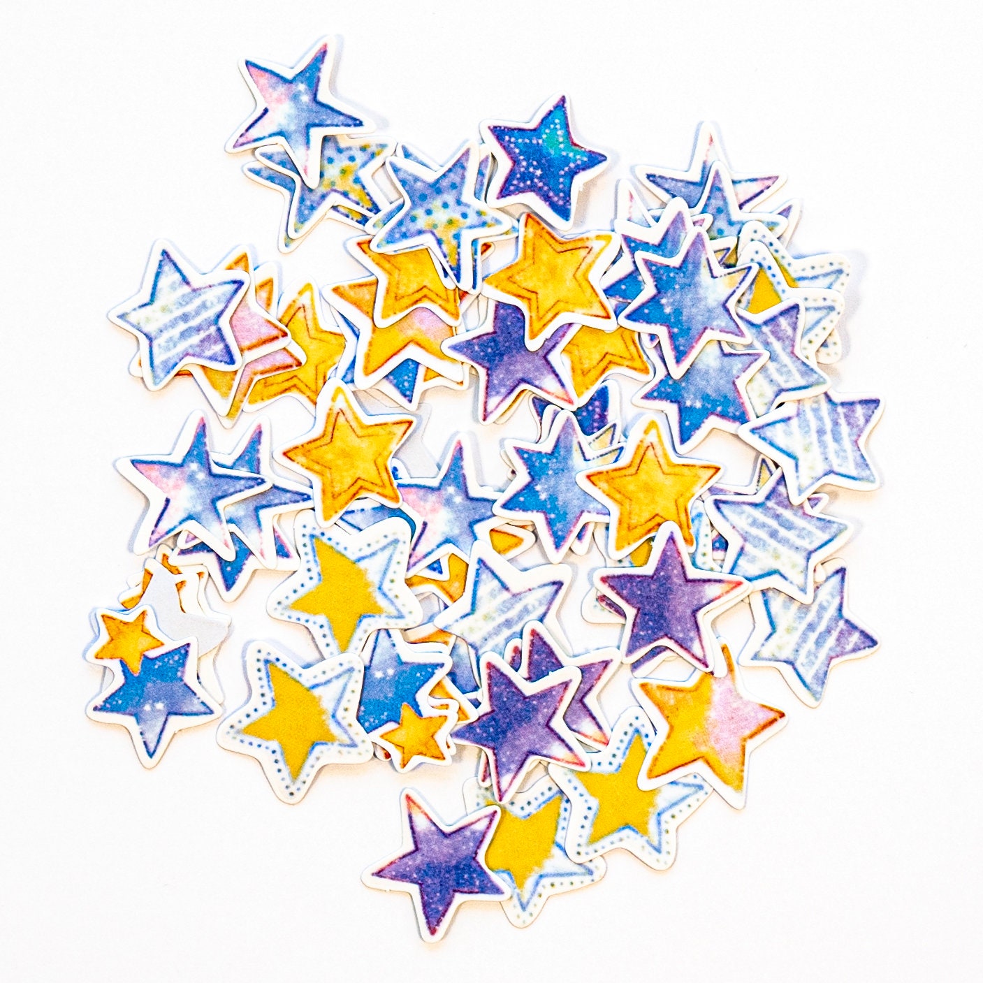 Pastel Star Stickers Pack
