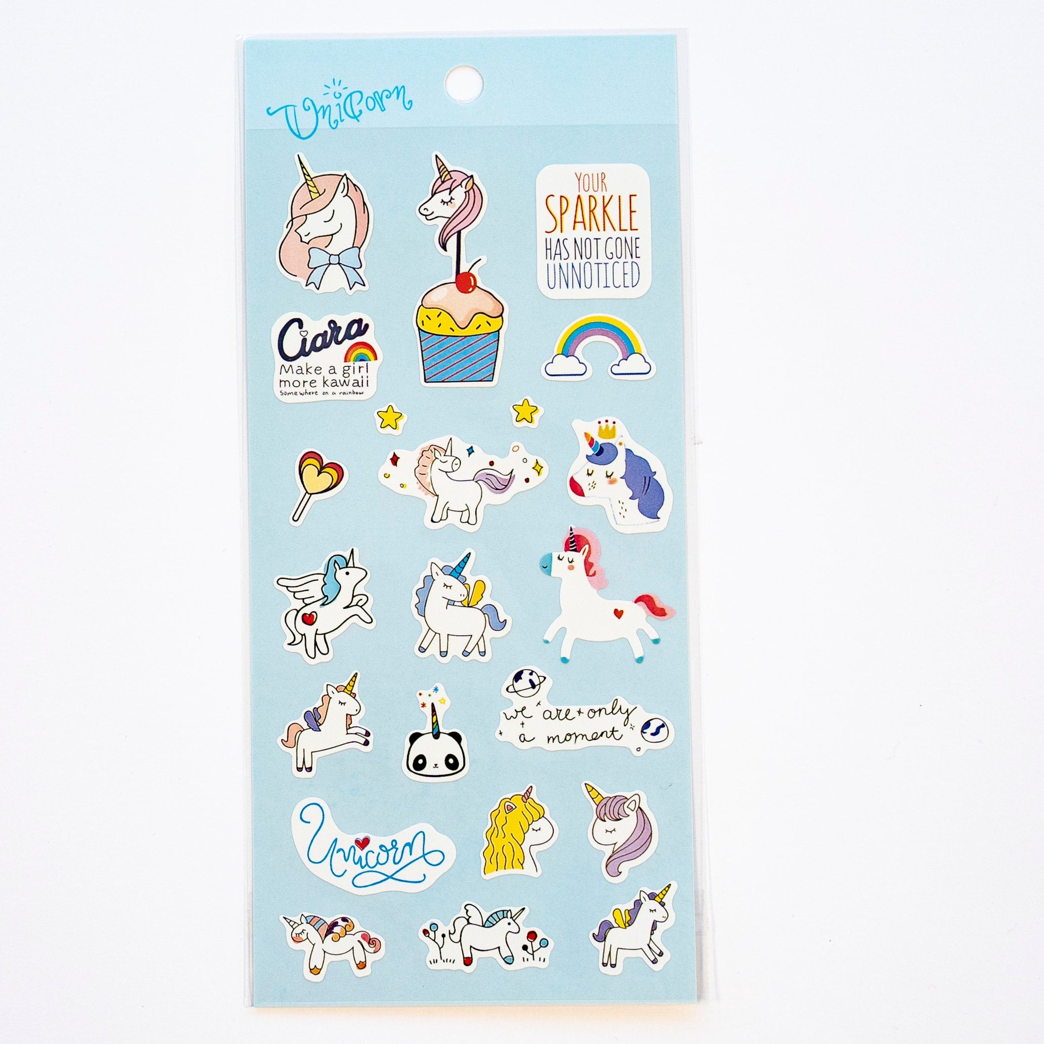 Magical Unicorn Sticker Sheet