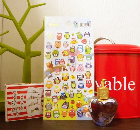 Owls Scrapbooking Stickers