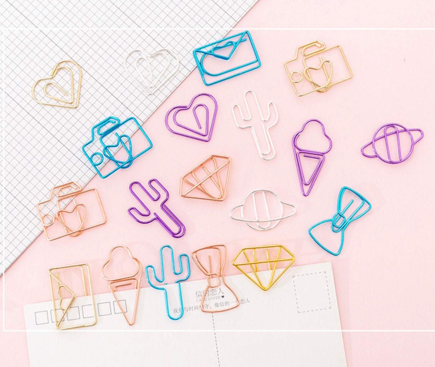 10-Piece Paperclip Set – Fun & Playful Designs
