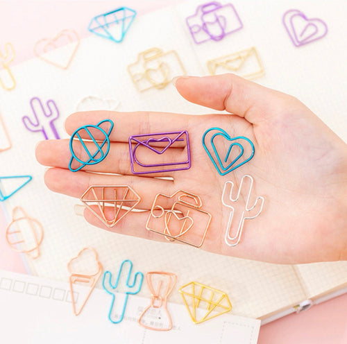 10-Piece Paperclip Set – Fun & Playful Designs