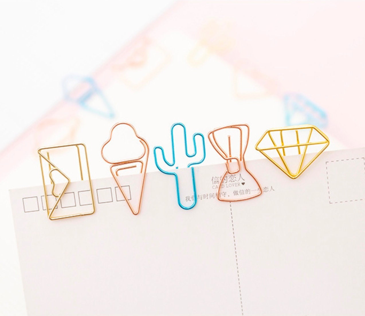 10-Piece Paperclip Set – Fun & Playful Designs