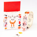 Japanese Lucky Symbols Washi Tape – Traditional Good Fortune Design