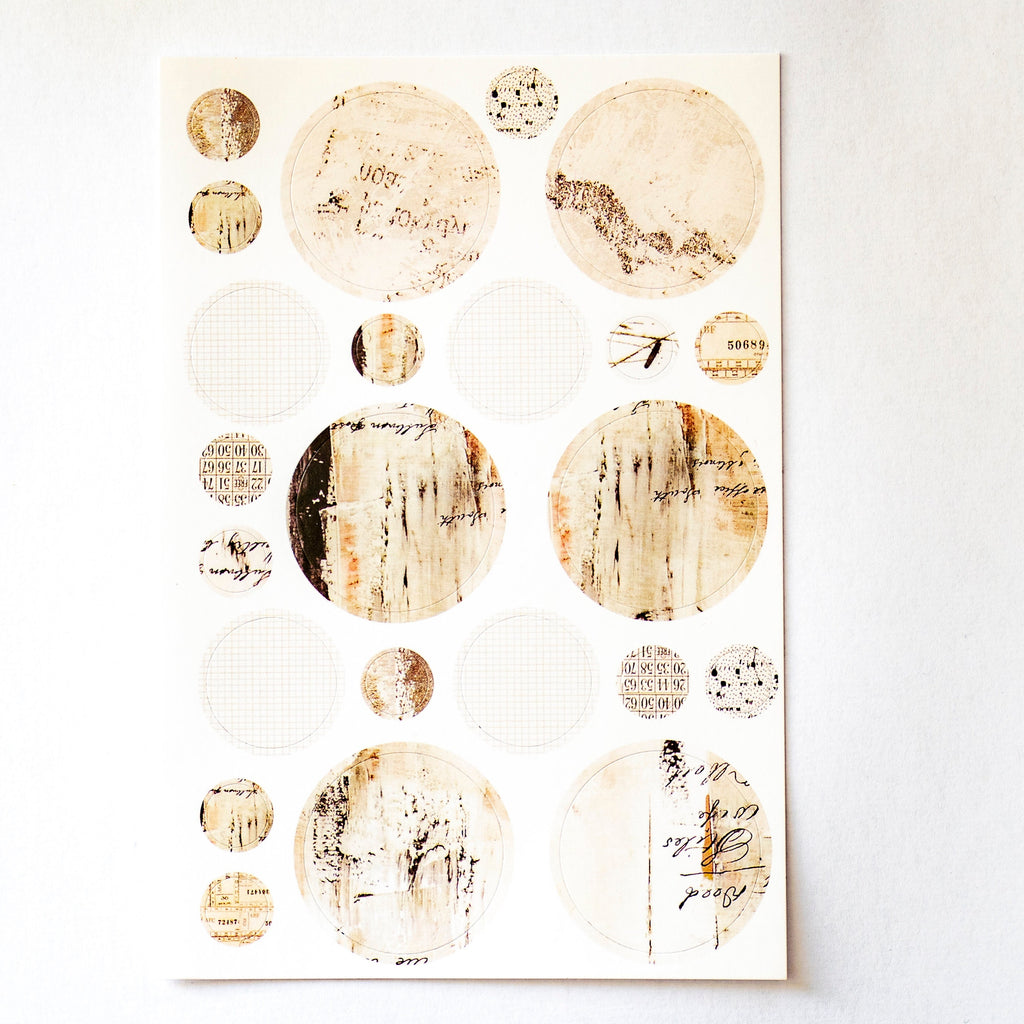 3 Sheets Decorating Round Stickers