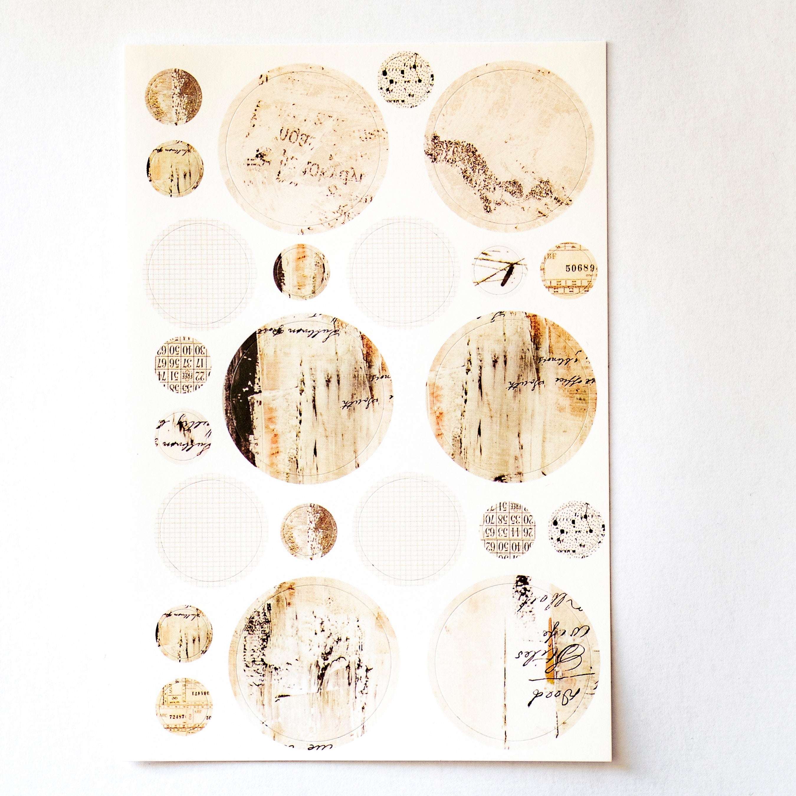 3 Sheets Decorating Round Stickers