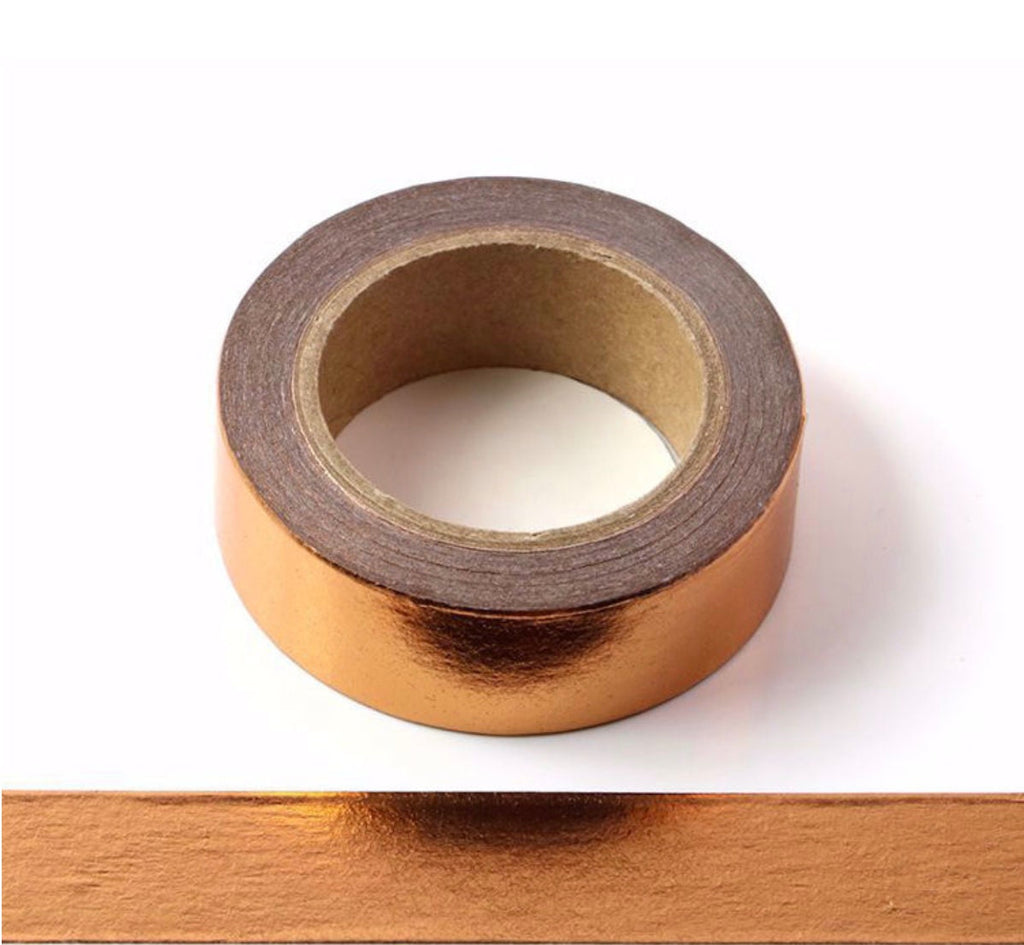 Plane Rose Gold Foil Washi Tape