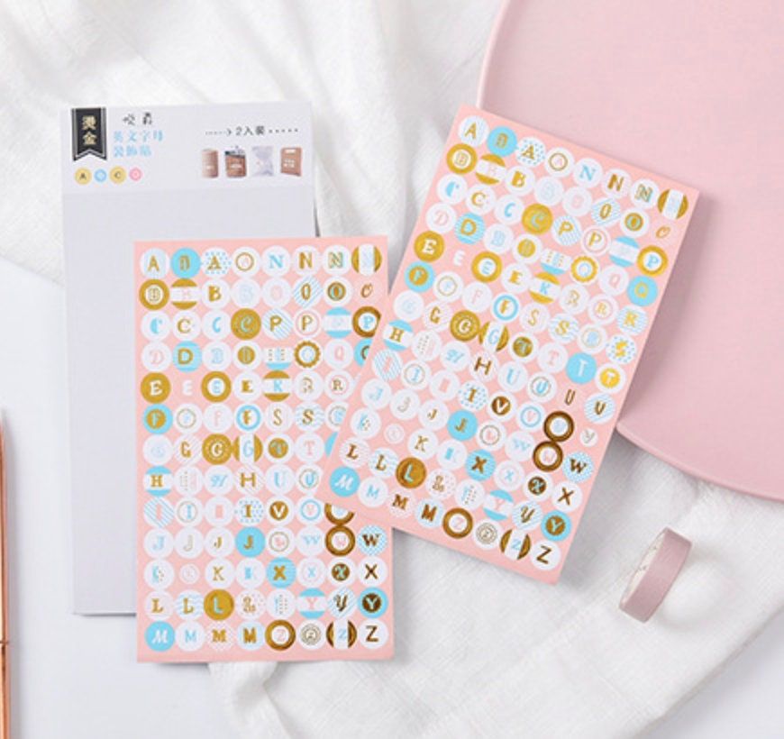 Alphabet Letter Stickers – Perfect for Planners