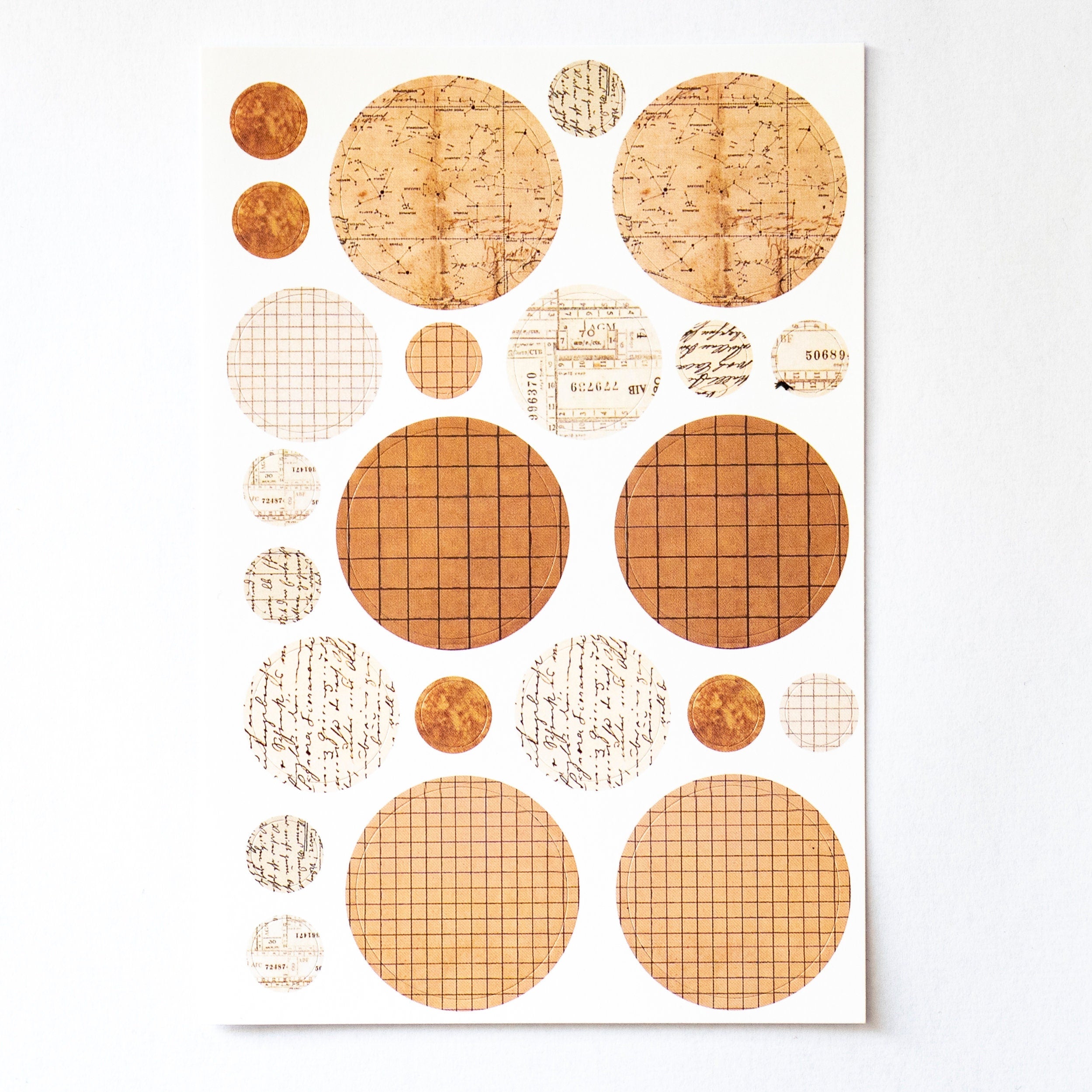 3 Sheets Decorating Round Stickers