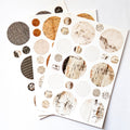 3 Sheets Decorating Round Stickers