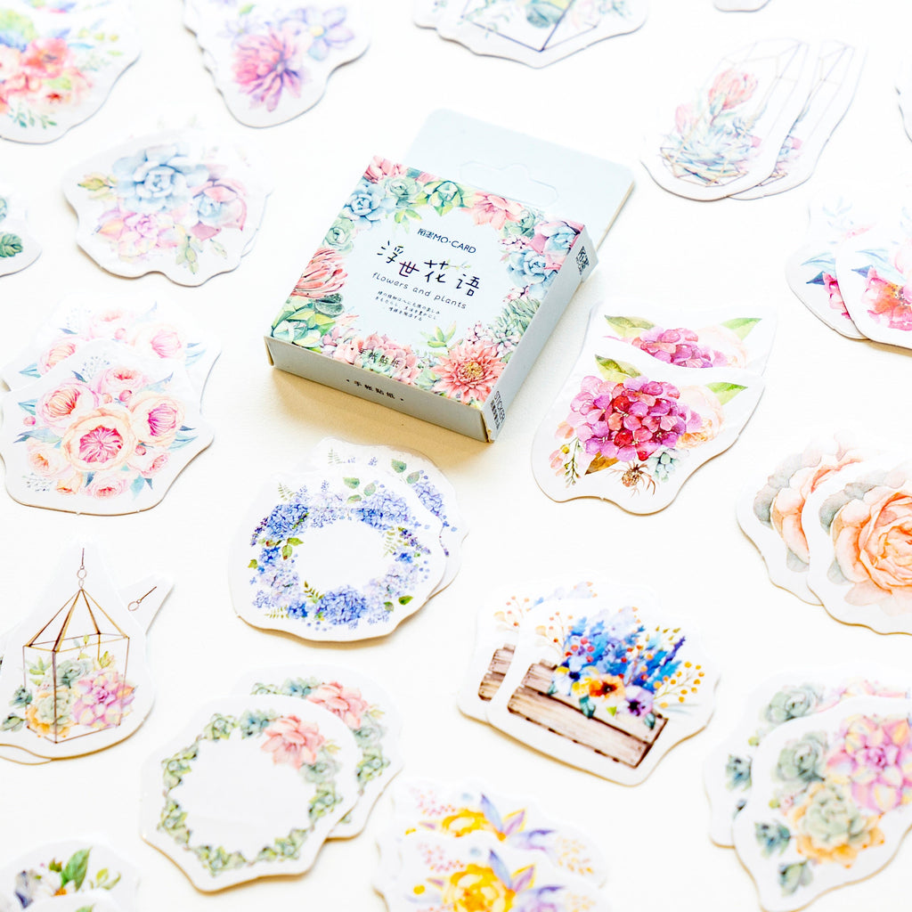 Flower Deco Sticker Set