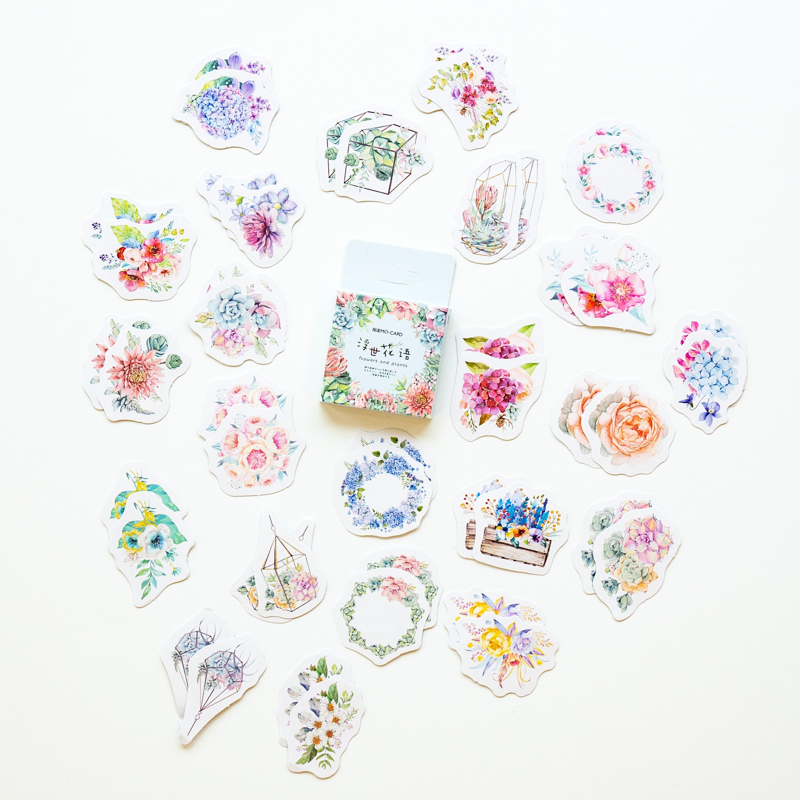 Flower Deco Sticker Set