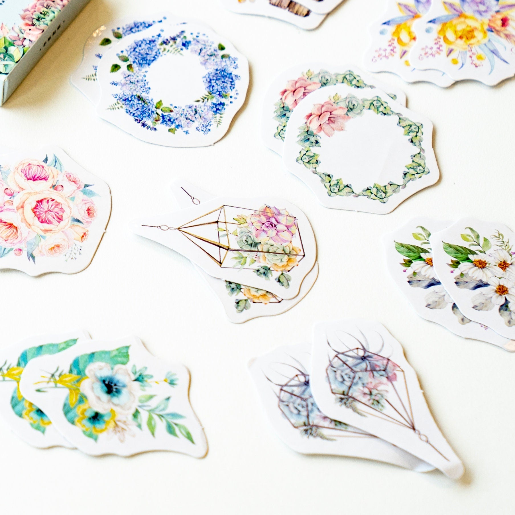 Flower Deco Sticker Set