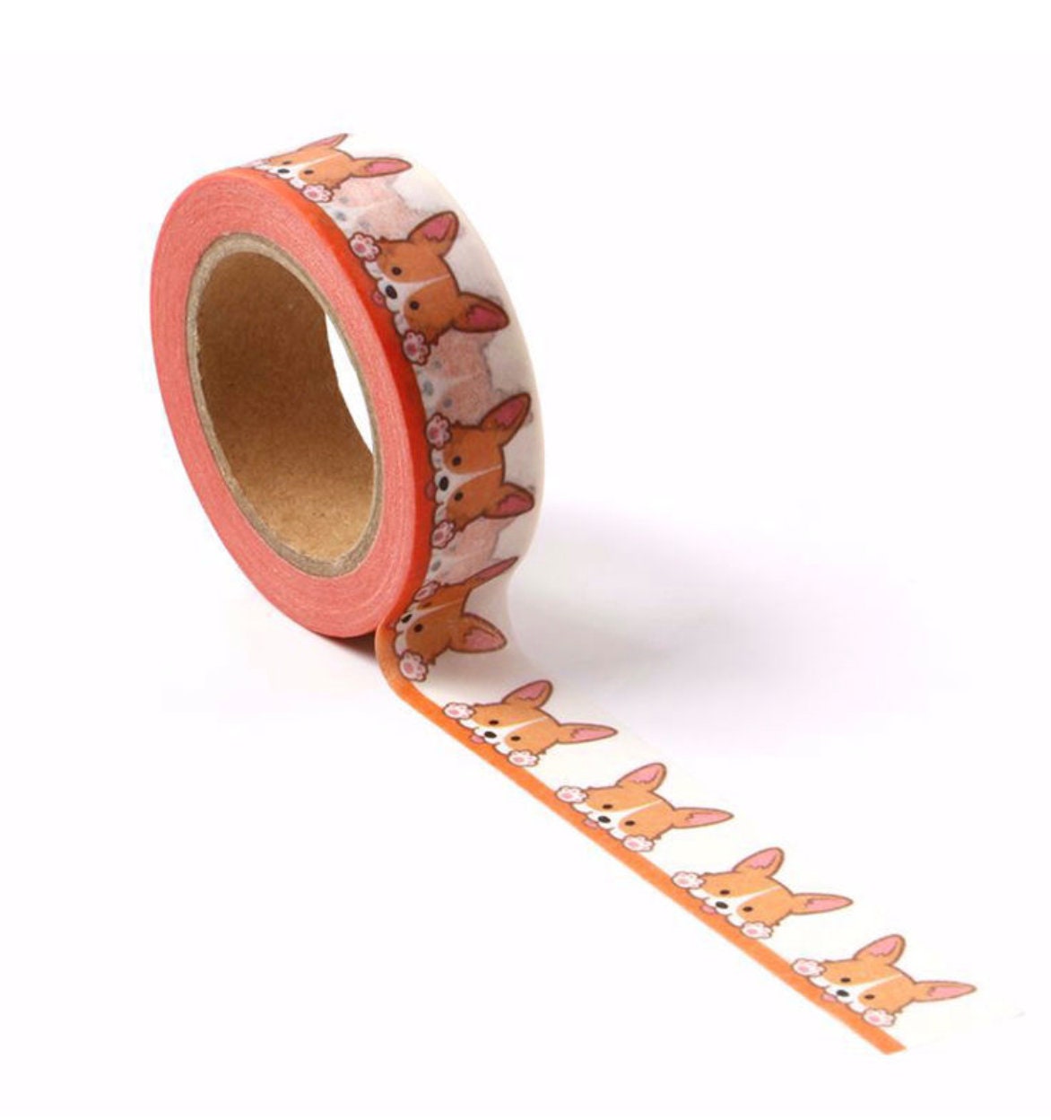 Adorable Corgi Washi Tape – Cute Decorative Crafting Tape