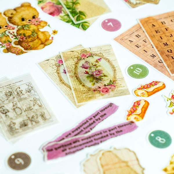 64 Stickers Set With Cute Animals