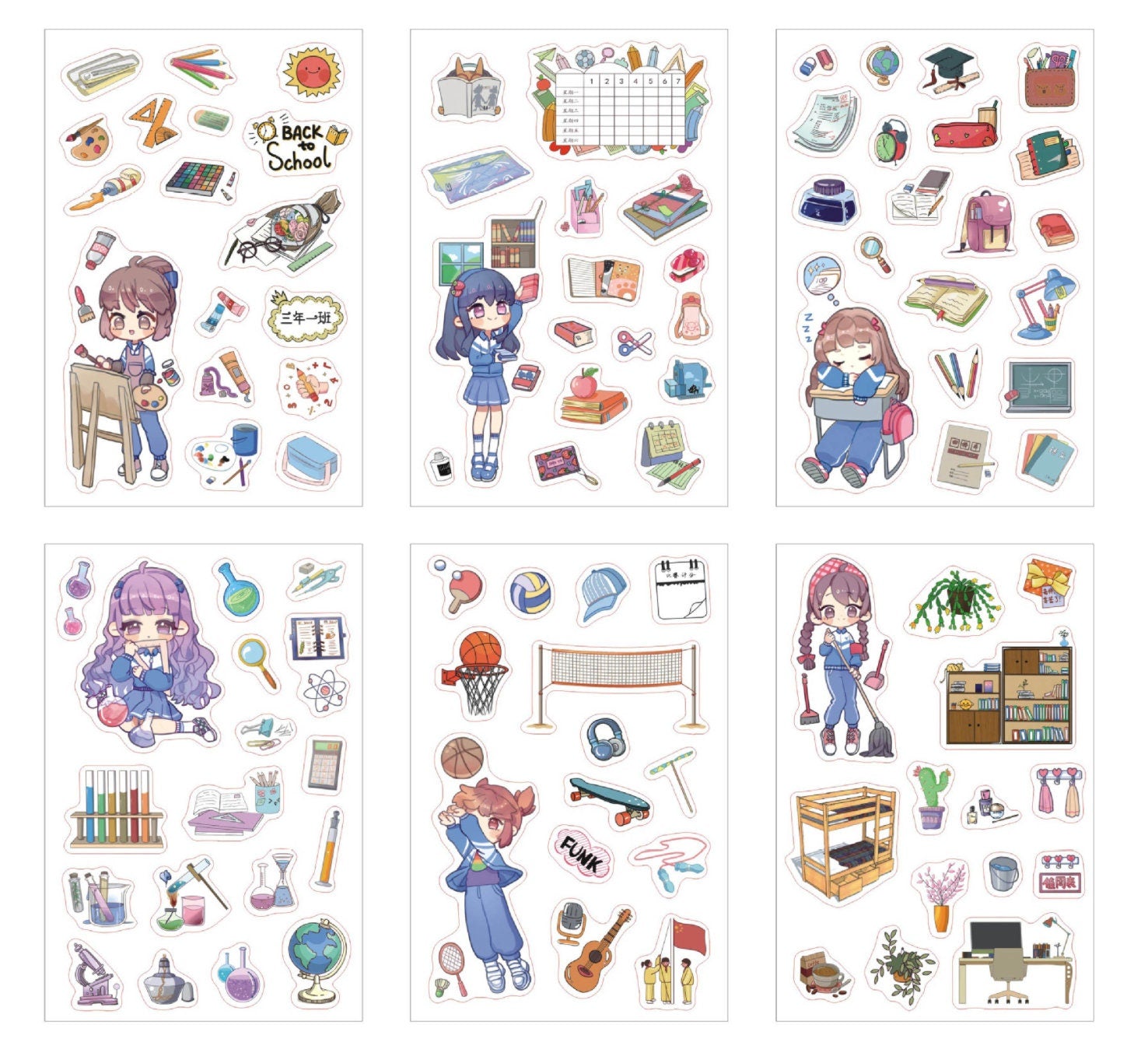 Girl in a school T082
