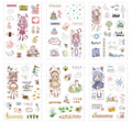 Classic Girl stickers T081