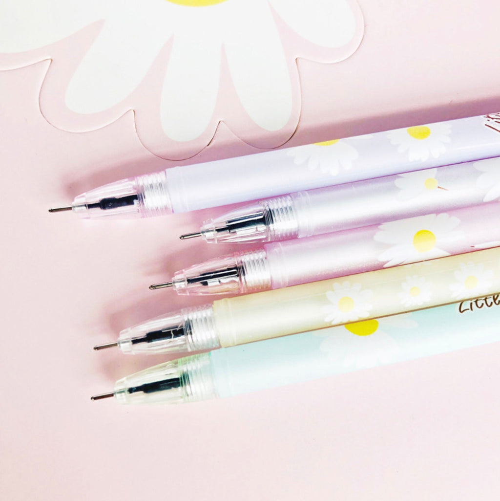 Colourful Flower Pens In 6 Styles