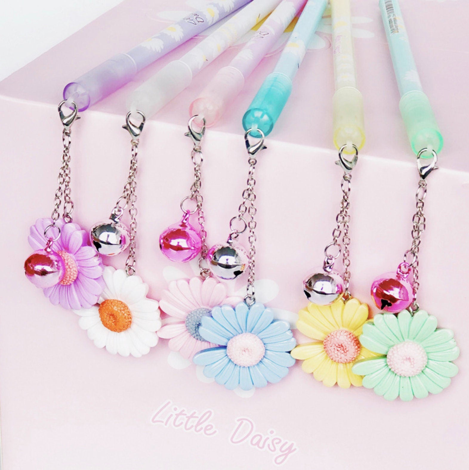 Colourful Flower Pens In 6 Styles