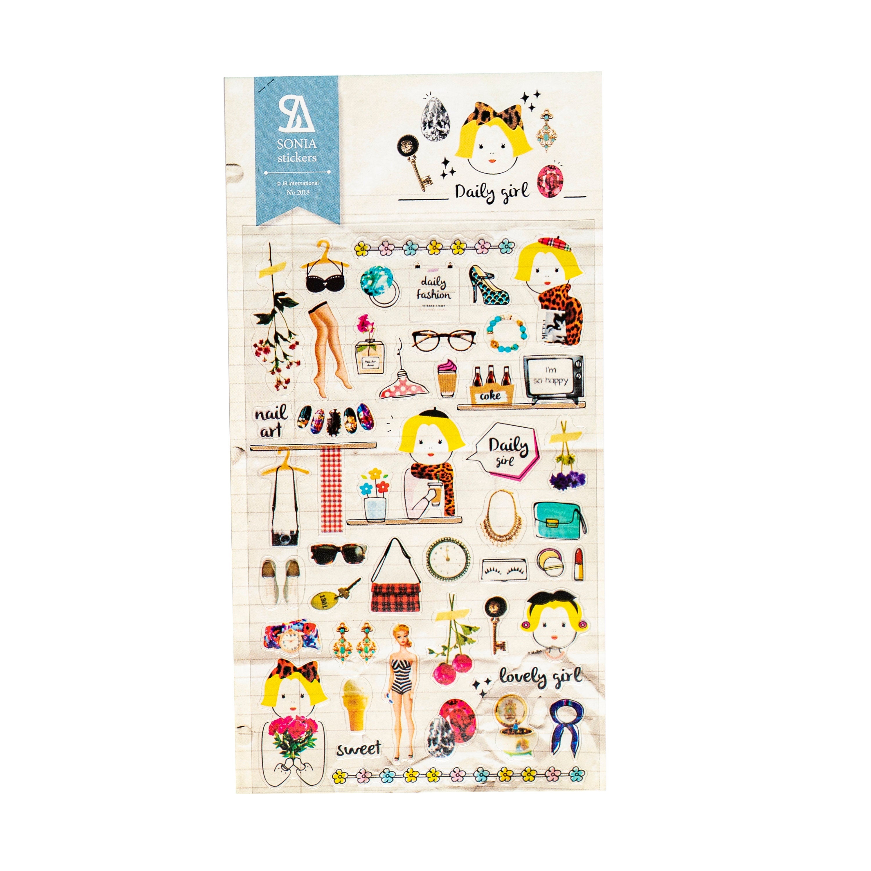 Daily Cute Girl Stickers