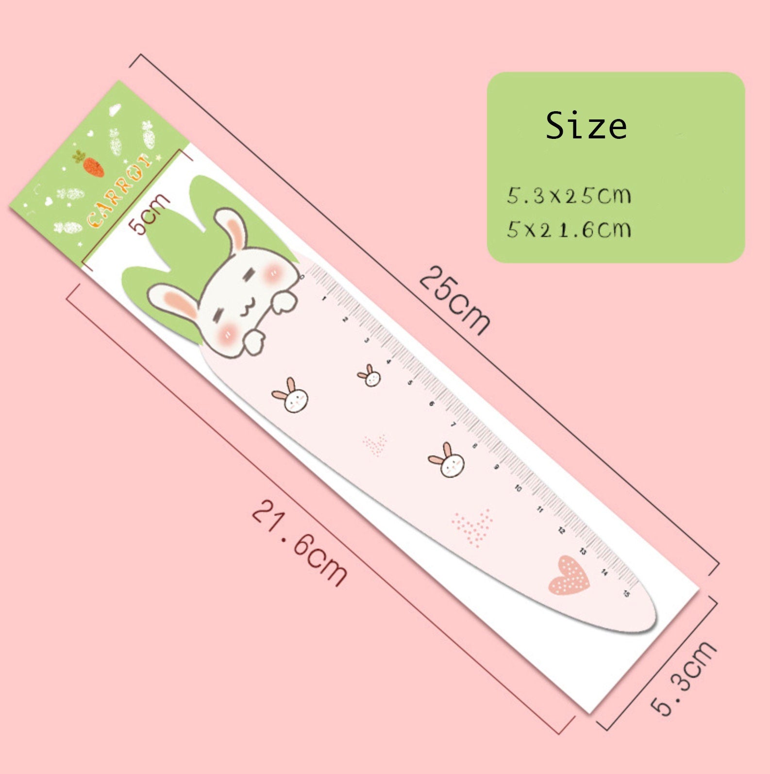 Magnetic Carrot and Bunny Rulers