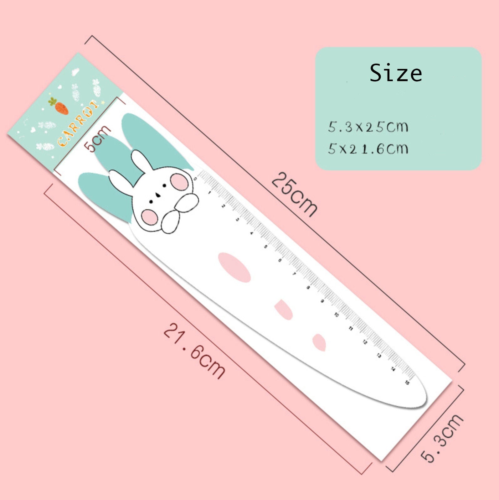 Magnetic Carrot and Bunny Rulers