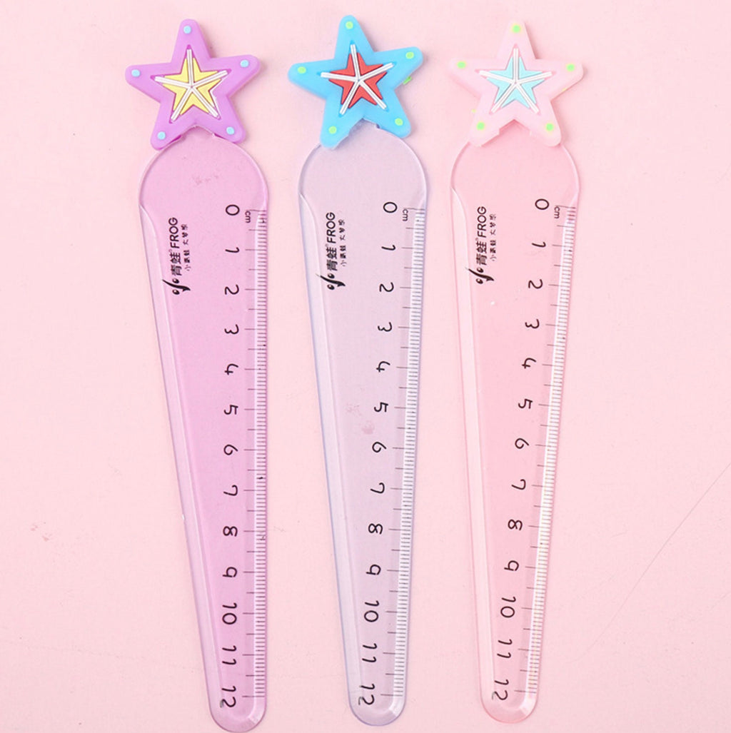 Ruler with Blue or Pink Star – Cute & Functional
