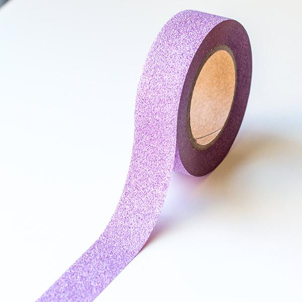 Glitter Light Purple Washi Tape